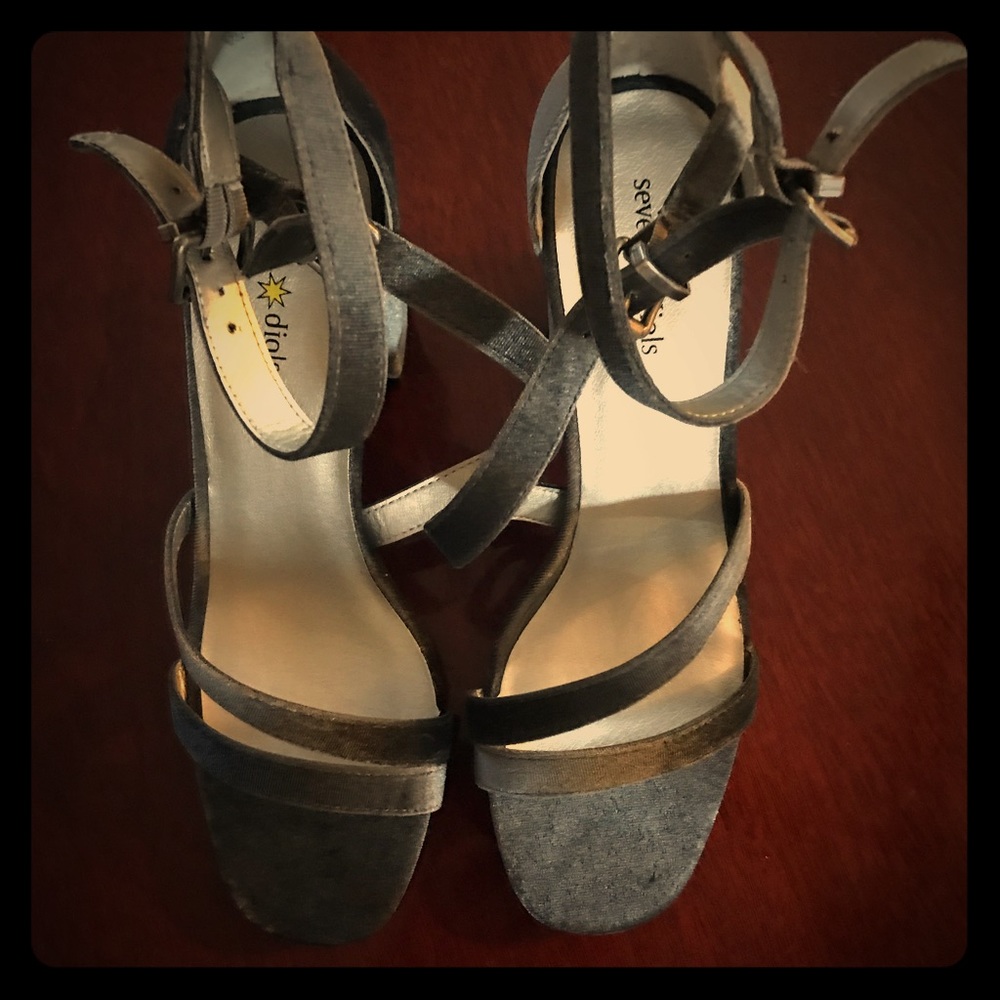 Seven Dials Sueded Sandal  - NWOT - Size 10